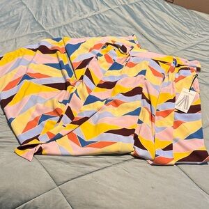 Colorful Geometric Patterned Pants